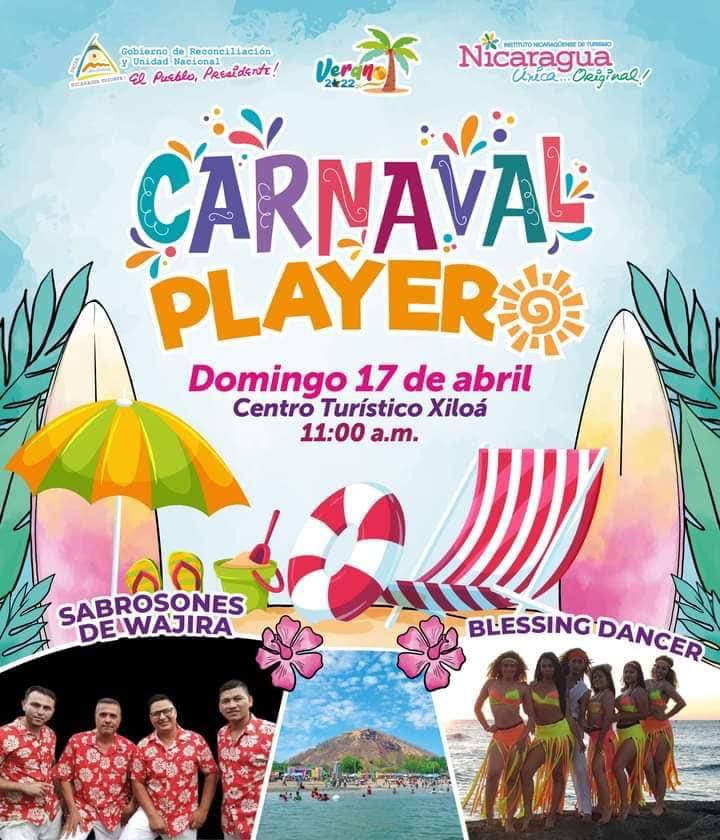 #Nicaragua 
Si aún no has decidido adonde ir en tus vacaciones, te dejo esta excelente opción para bailar y disfrutar al ritmo de "Sabrosones de wajira"y "Blessing Dancer" en el Centro Turístico Xiloá 
#VeranoAmorAlegria 
#UnidosEnVictorias