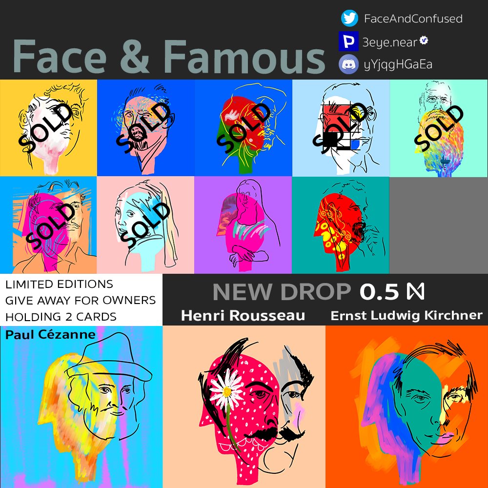 My New Drop on Paras - Available Now!
💥Only 0.5 N.
SALUTE TO MY IDOL
👇paras.id/collection/fac…
📣Raffle Soon👉discord.gg/yYjqgHGaEa
#parasNFT #NFTart #NFTcollector #NFTcollection #NFTcommunity #NFTs #FaceAndConfusedNFT