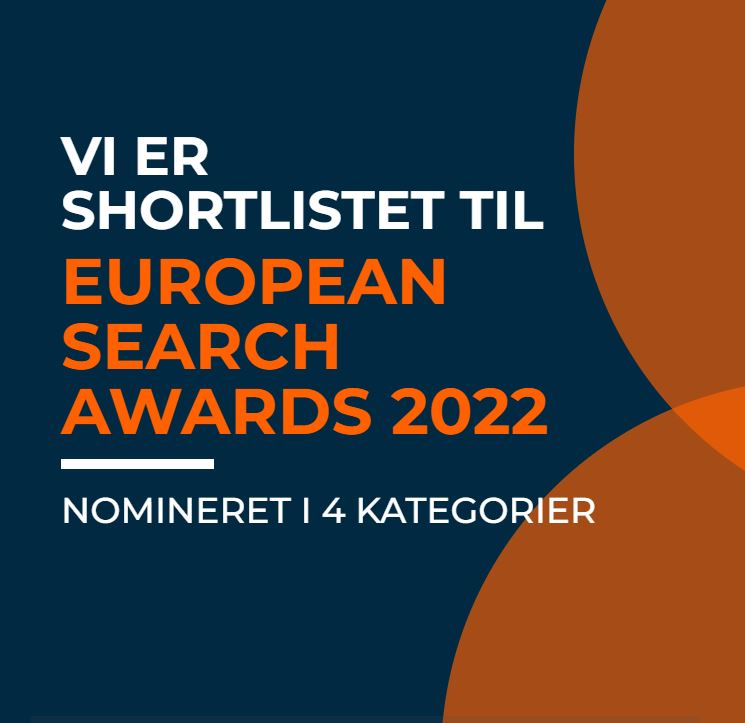 ResolutionDK's tweet image. Vi er shortlisted til European Search Awards 2022!🎉🎉
Hos Resolution Denmark er vi sammen med vores fantastiske samarbejdspartnere nomineret til 4 search awards! Dette er en stor anerkendelse, og vi har stor anledning til at være stolte af medarbejdere og samarbejdspartnere👏