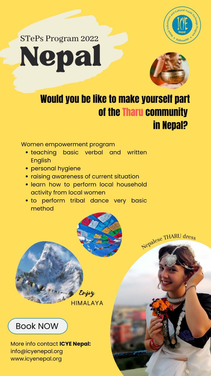 NvcyeP's tweet photo. Nepalisopen
#icyenepal
#newprograminwomenempowerment
#joinicye 
#exploreculture
#explorenepal
#Volunteeringwithaim https://t.co/ivDKg8y1mX