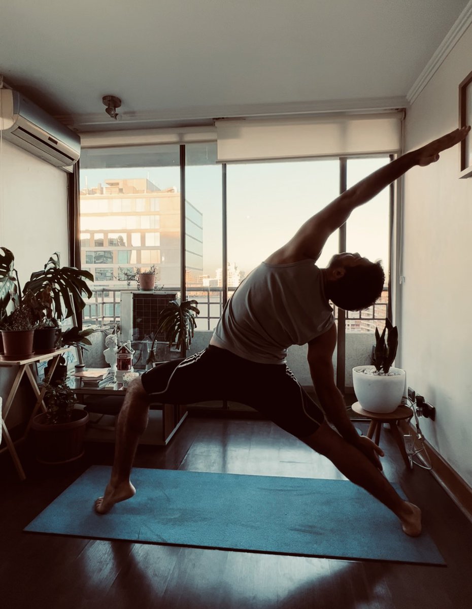 GustavChopin's tweet photo. Hoy en el día mundial de la actividad física, inicié la jornada con #BodyBalance94 // uno de los últimos lanzamientos, y aproveché de llevar el saludo al sol ☀️ a su nivel Máximo #Yoga #Taichi #LesMills https://t.co/0JdjFYRdpe