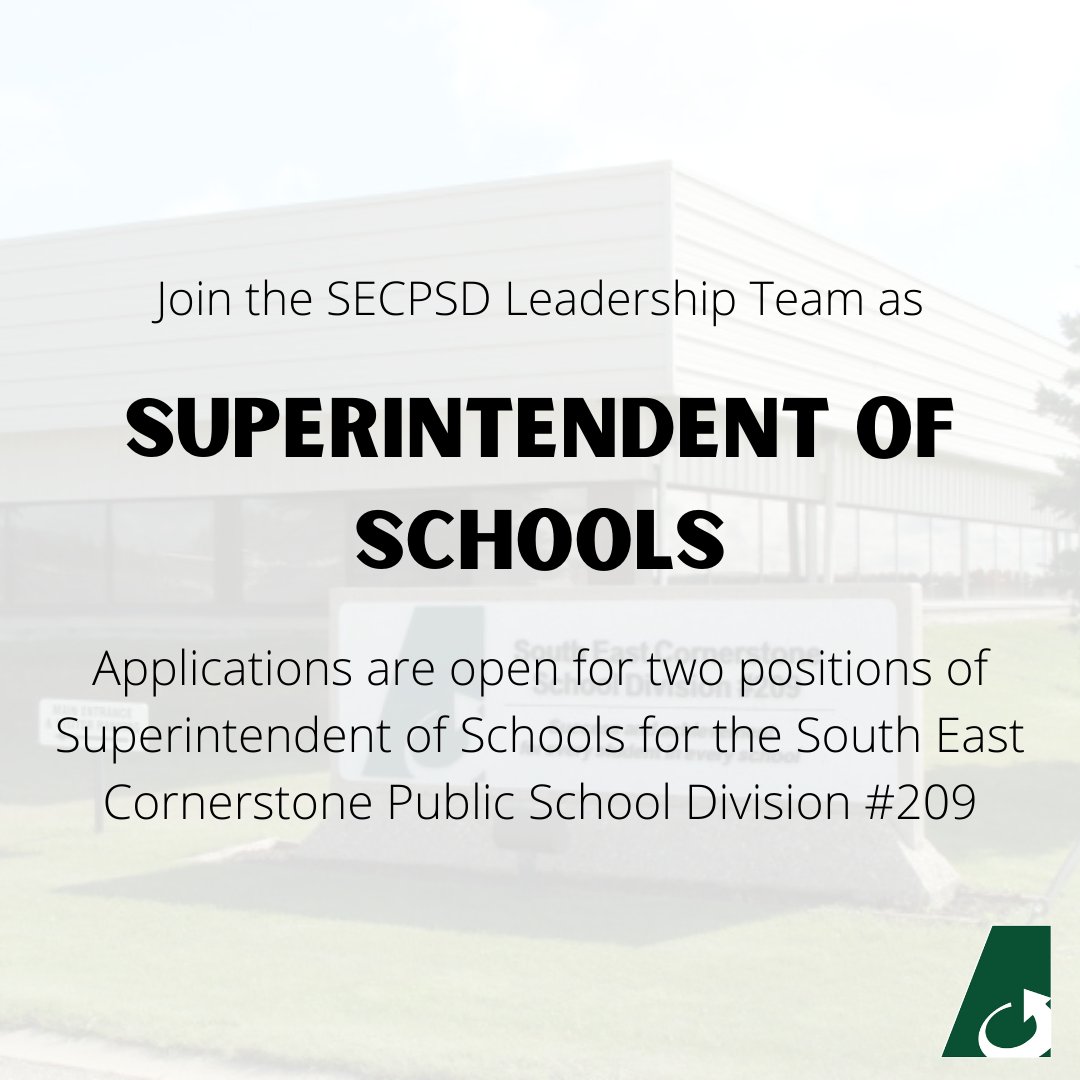 The Board of Education invites applications from individuals who seek an exciting leadership opportunity in a progressive and responsive student first education system. 

For more information and application details visit: bit.ly/3JbNsiH