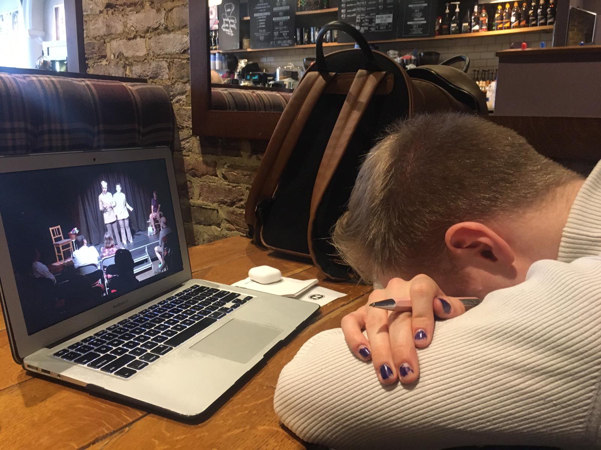 forget a working lunch. more like torture by watching the last time you performed this show and making notes and just really wanting to eat yourself whole lunch.

see Why I am an Avocado <a href="/KingsHeadThtr/">King's Head Theatre</a> 12 + 13 April woah

bit.ly/3tkZu4o