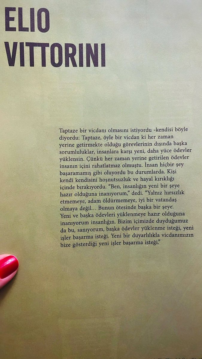 Vicdan ve ötesi…

#anlık #eliovittorini