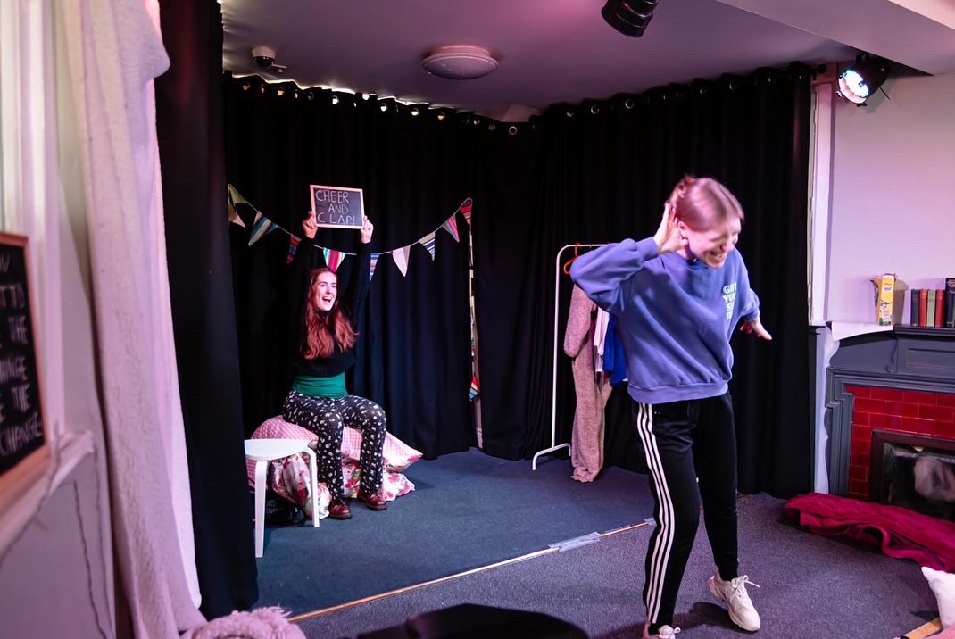 Here’s your first peek at Head Girl! The fabulous Emma Solomon popped into our final rehearsals &amp; tech today to get these lush shots! We have availability tomorrow night &amp; Sat afternoon &amp; would love to see you in our audience! Check the link in our bio for tickets❤️⭐️