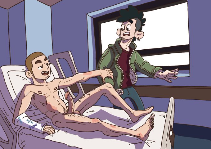 2 pic. Full speed ahead!!! NSFW Art Train! ??
@draws_men @NastyBurritos @exxxemi @improperdoodles https://t