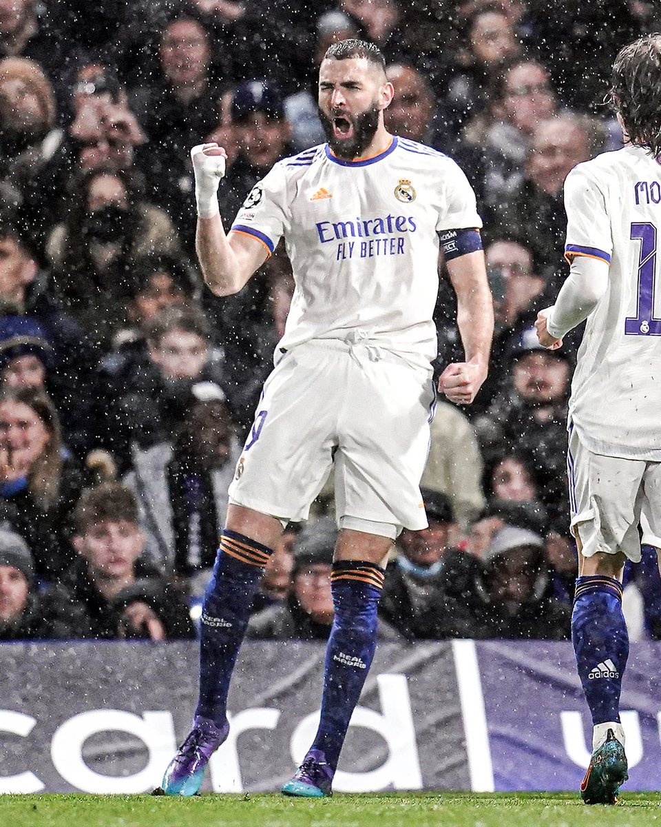 Karim Benzema joins Ronaldo, Messi and Lewandowski as the 4th player to score more than 80 goals in the Champions League.

LEVELS 📈🔥