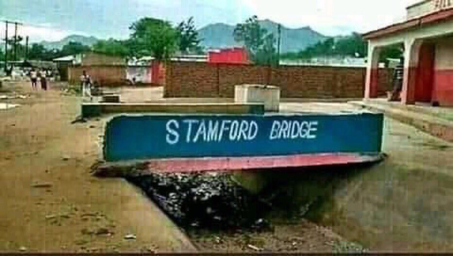 TrollFootball's tweet photo. Stamford Bridge after the visit of Real Madrid https://t.co/Lc89bEPJgJ
