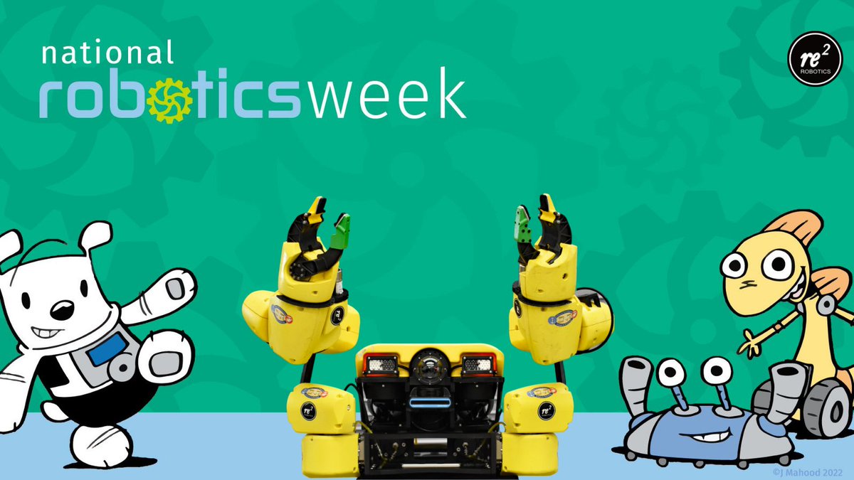 re2robotics's tweet image. It&apos;s #NationalRoboticsWeek! We at #RE2Robotics are happy to join the Pittsburgh robotics community in showing students all that is possible in #robotics and #STEM-related careers. If you&apos;re as &quot;wired&quot; as us, visit the link for ways to celebrate this week: buff.ly/2GjzgrC