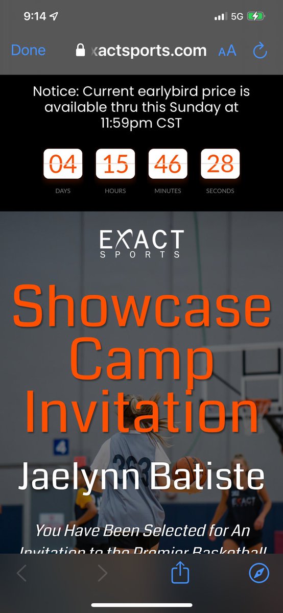 BatisteJaelynn's tweet photo. @EXACTSports thank u for the invite i really appreciate it!! This will be fun!! πͺ #WhenBallisLife #HoustonHereICome #GirlsCanHoopToo @lesterwayne43 @CravensVincent https://t.co/G0bMgnWETs