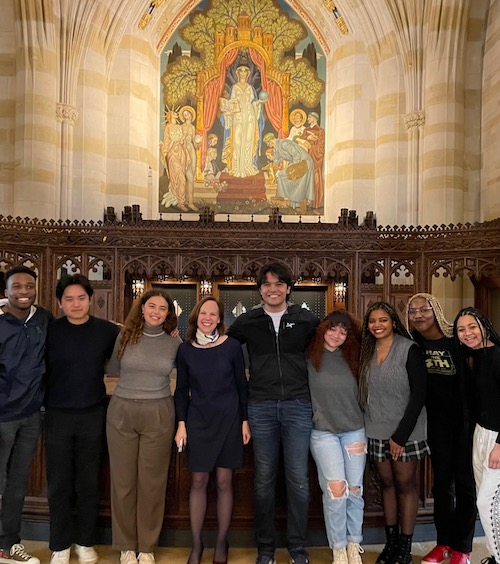 Thank you <a href="/ShadesofYale/">Shades of Yale</a>, for lifting your gorgeous voices at the new Hanke Gallery today. We loved your  "Lift Ev'ry Voice and Sing," in person and as a recording in the gallery's first exhibition, "Points of Contact, Points of View." bit.ly/HankeInaugural…