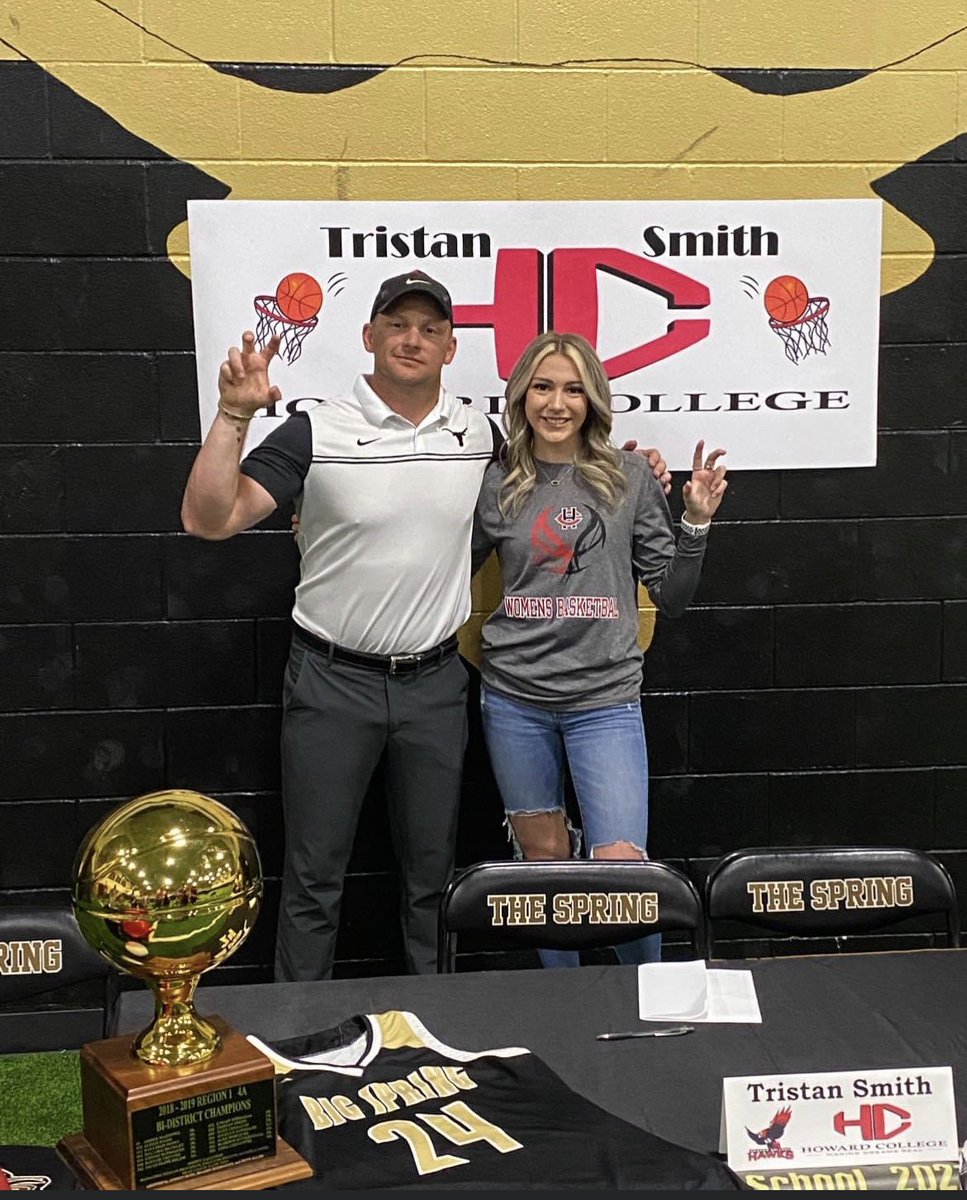 coachcannonbhs's tweet photo. Another Congratulations  to Tristan Smith!!! You’ve earned it!!! Go be Great!!! #steersup #GoHawks #BigSpringProud https://t.co/d4GQcHnSa9