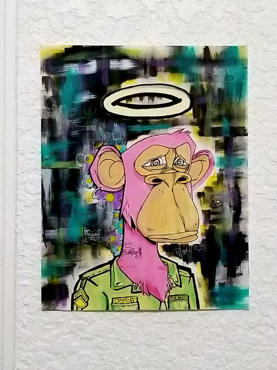 b_O_Art's tweet photo. If anyone is looking to get their NFT in a canvas painting,  I paint I am a artist,  besides doing digital art. 

Here is some if my work. 

Thanks in advance https://t.co/ArtnEHADcE