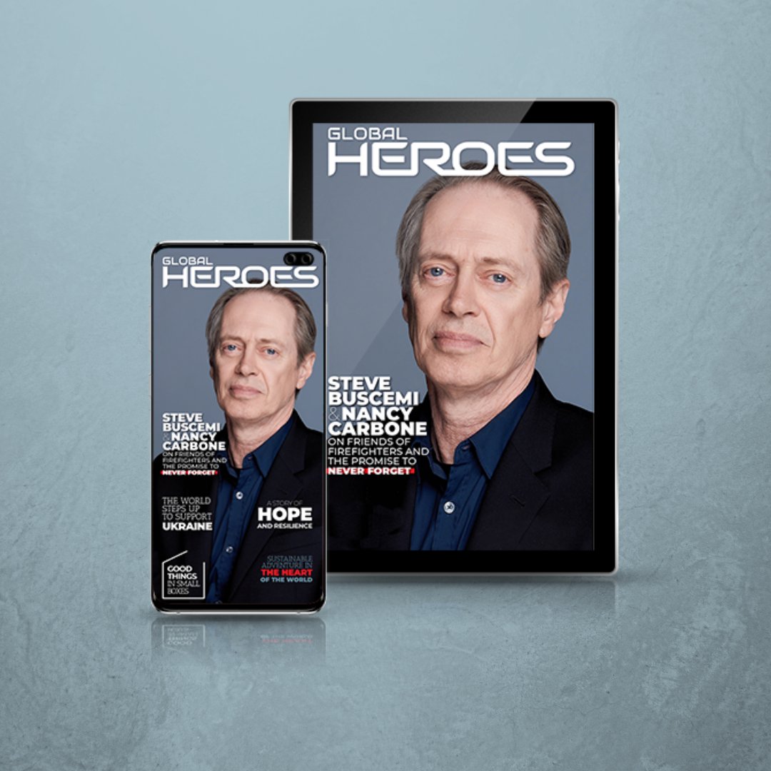 Our April New York issue is out now! 🎉⁠
⁠
Discover eco-friendly travel destinations, heroes in #Ukraine, and an interview with #SteveBuscemi, who recounts his work with <a href="/FriendsOfFF/">FriendsofFF</a> and reminds us to care for our #firstresponders.
⁠
Get full access: globalheroes.com/subscribe/