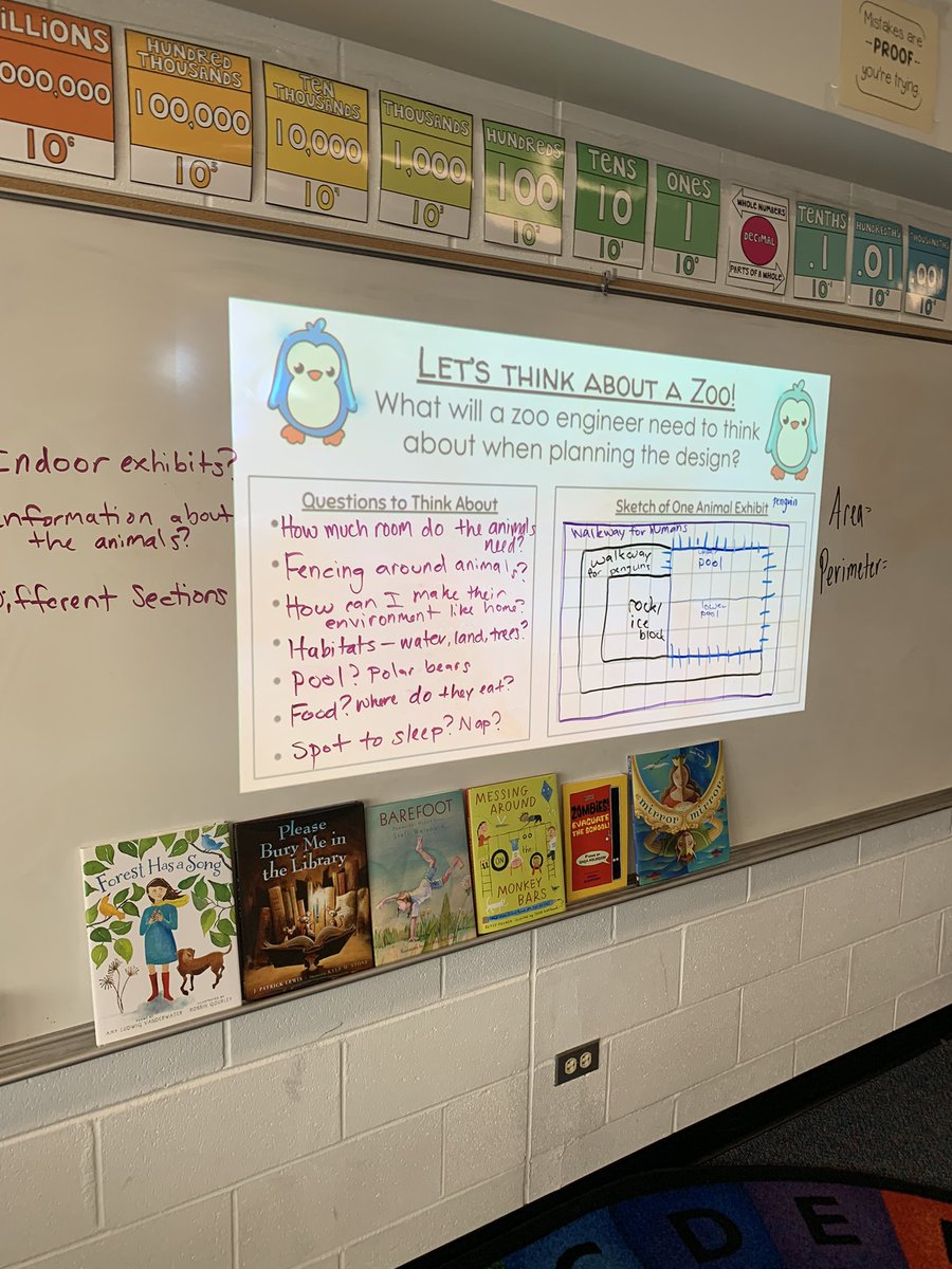 MrsFoxLPS's tweet photo. We started our area and perimeter unit today. Excited to dive into our project where students will get to design their very own zoo! 🦒🐅🐍🦧 #ivyhillleague https://t.co/ojsjqpUZN2
