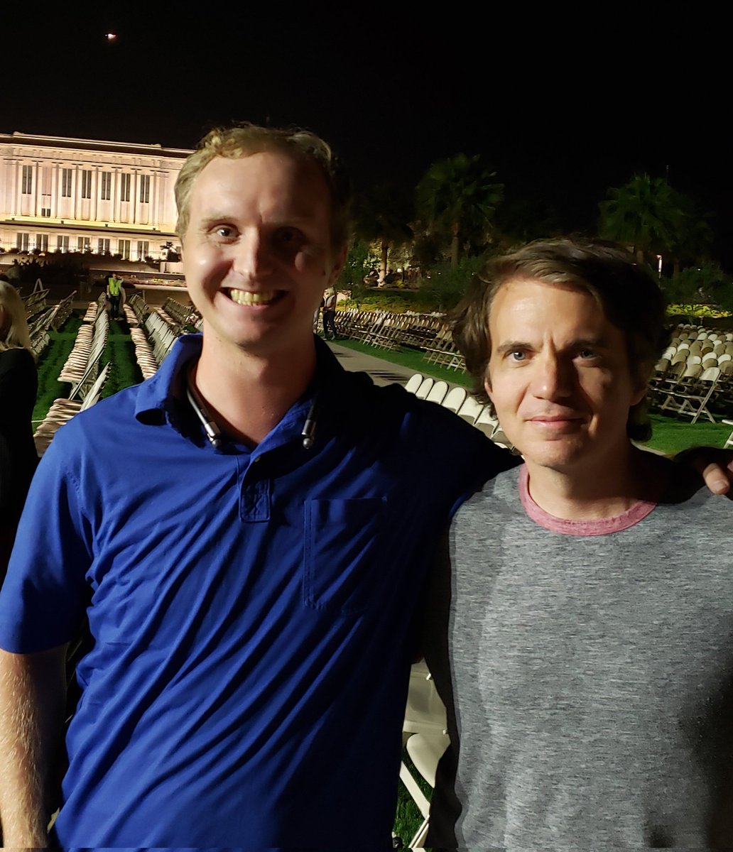 GoSoundtracks's tweet photo. Saw composer #RobGardner at the Mesa Temple #EasterPageant last night. I love his music and am excited for everything he composes. The orchestration and songs for this oratorio are top quality. https://t.co/yGqMpWGiUw