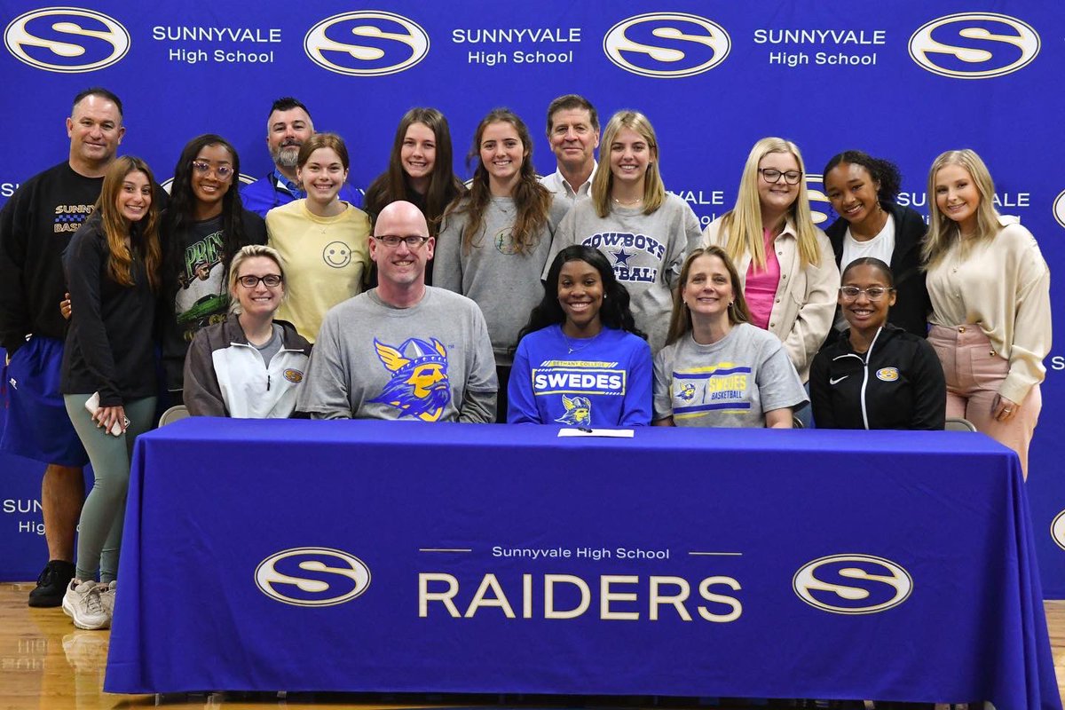 SunnyvaleGBB's tweet photo. @TaKoyaStallings signed with Bethany College today. We are so proud of you, T! Thank you for all you have done here at Sunnyvale. We can’t wait to cheer you on in this next chapter! https://t.co/m7PJe4X2VF