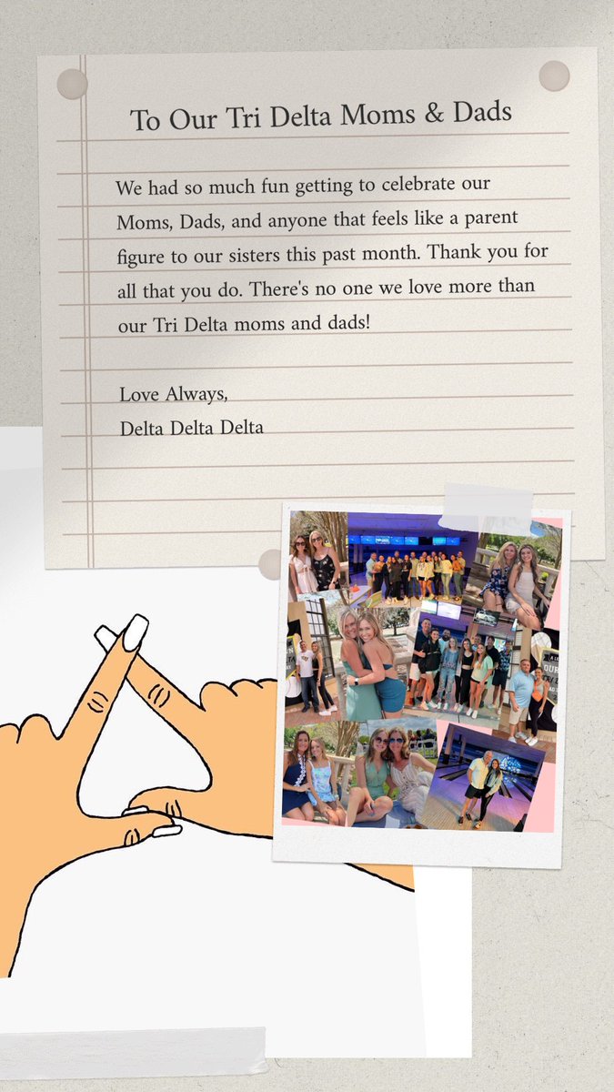 We had an amazing time getting to celebrate our Mom’s Day and our Dad’s Day during this past month! We love our Tri Delta moms and dads so much! 🤍