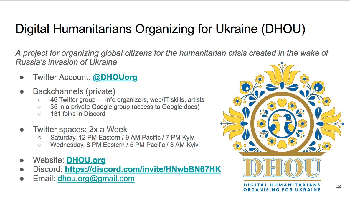 DHOUorg's tweet image. 📌 Who is DHOU &amp;amp; what do digital humanitarians do?
----
dhou.org
#UkraineWar
#HumanitarianAID
