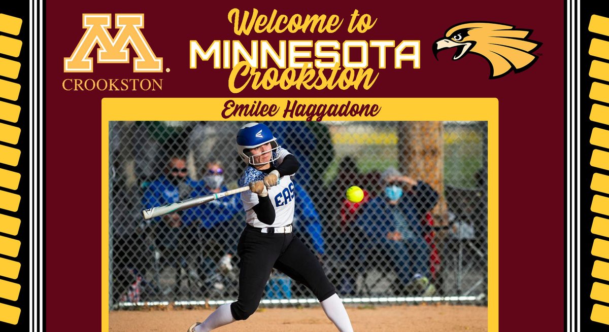 Welcome to Golden Eagle Nation ‼️

We are excited to announce the signing of Emilee Haggadone (UT, 5-6, Lincoln, Neb./Lincoln East H.S.) to compete for the <a href="/UMCrookstonSB/">Minnesota Crookston Softball</a> team

#WingsUp 🥎