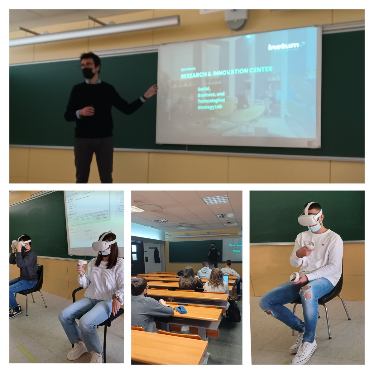 Hoy Daniel Lopez de <a href="/inetum_es/">Inetum (en español)</a> a hecho una masterclass de innovación a los alumnos de #GATIC de la #UAB. Nos hemos divertido a tope con su #digitalPossitiveFlow en el metaverso, NFTs y el más allá. Muchas gracias por compartir esta sesión con la próxima generación #TalentoDigital