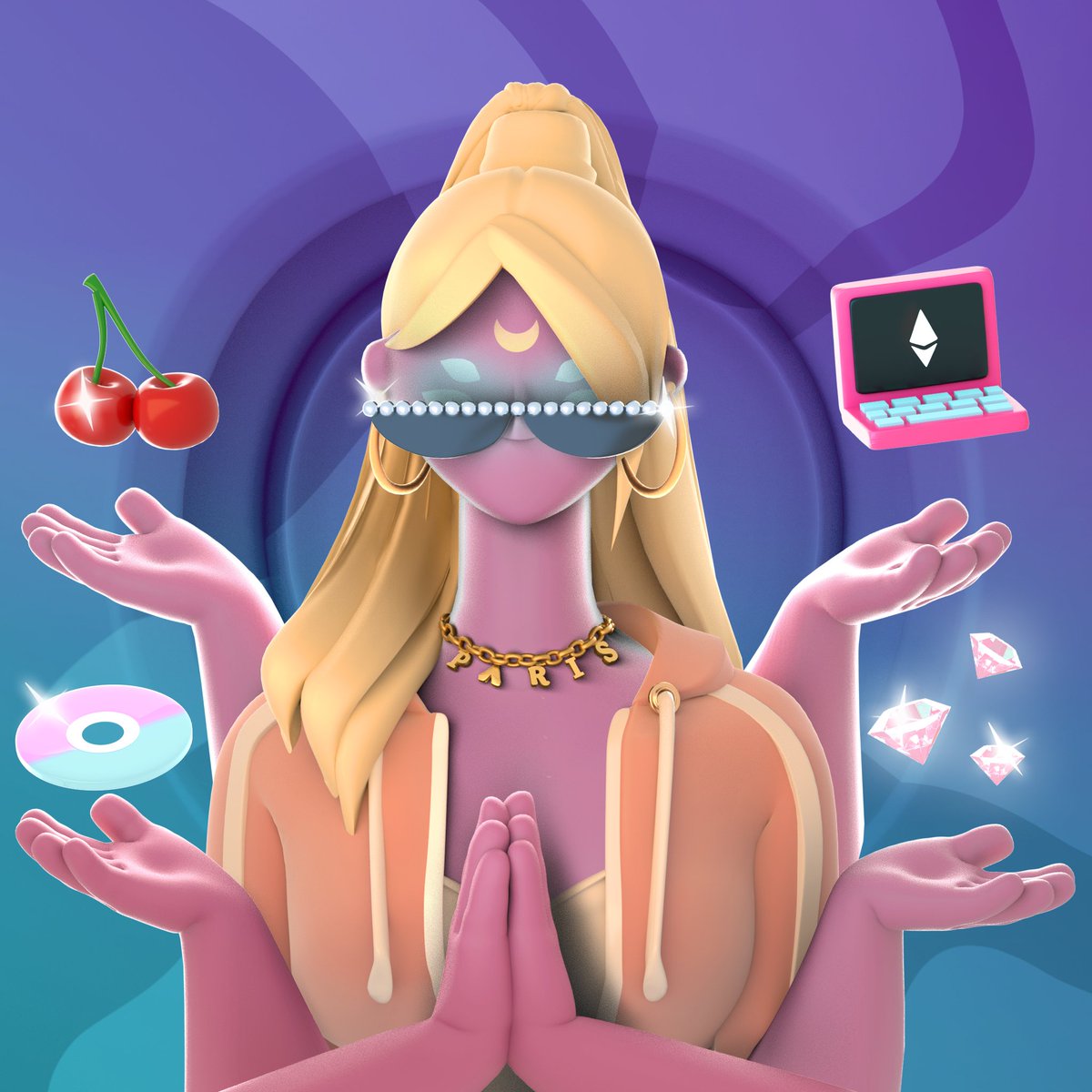 EverydayGdss's tweet photo. Here's an extra fabulous honorary for a extra fabulous web3 superstar.๐๐๐
The arms definitely help her juggle her endless business ventures and passions.
What is @ParisHilton's Goddess wishing for? ๐ค https://t.co/7ZJAeVBgNw