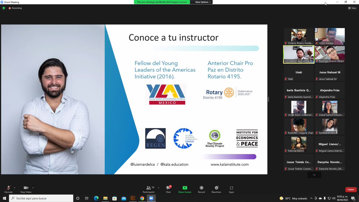 fccozumel's tweet photo. Jóvenes conocen el Liderazgo Evolutivo en el Programa: Desarrollo de Liderazgo con Enfoque Social a cargo del Mtro. @LMardelca Proyecto en alianza con la #Unicva la @uqroo_mx @FortaleceOSC y #KalaEducation y con el financiamiento del Nacional @NMontePiedad https://t.co/jpstZcgnQA