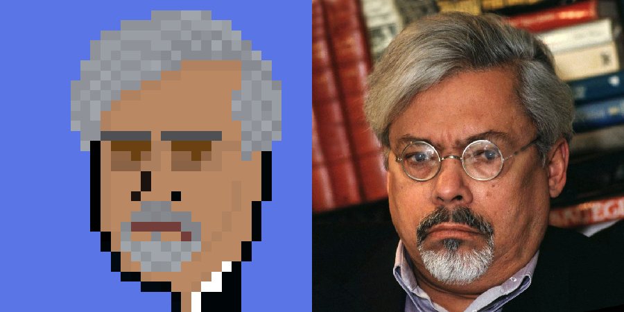 cubanpunkclub's tweet photo. ♦ CubanPunk #69 Guillermo Cabrera Infante. An indispensable writer and screenwriter
of Cuban culture, who was recognized with the prestigious Cervantes Prize in 1997.
 .... Soon available on "Rarible". 
https://t.co/SPHJay8aFY

#CubanNFTcommunity
#cubanartcollectors https://t.co/ugRFQBJIdr
