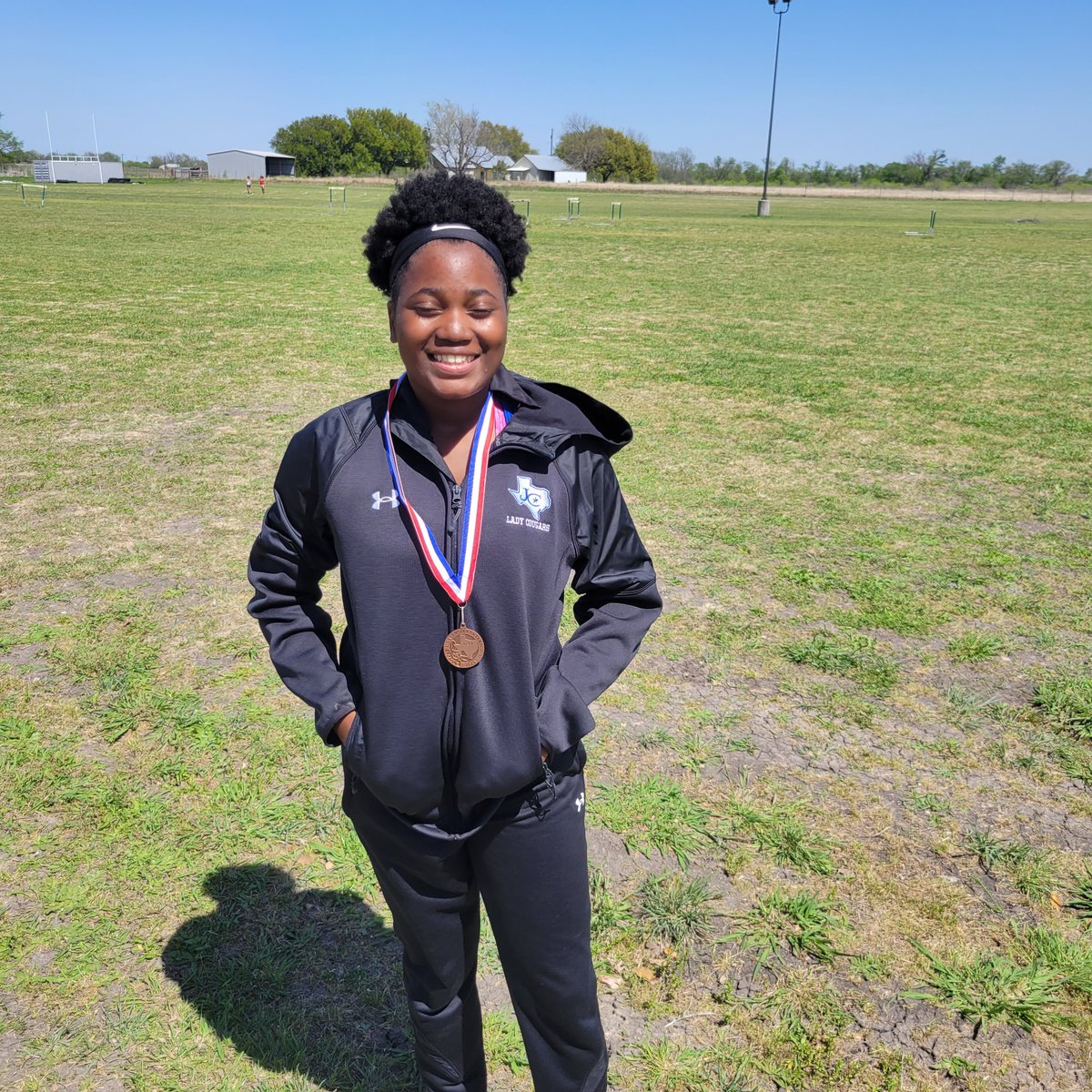 Congratulations to Nachand Mendy! She placed 6th in the jv long jump.<a href="/Jarrell_ISD/">Jarrell ISD</a> <a href="/jcbluecrew/">JHS Blue Cru</a> <a href="/MurrCoach/">Coach Murr</a>