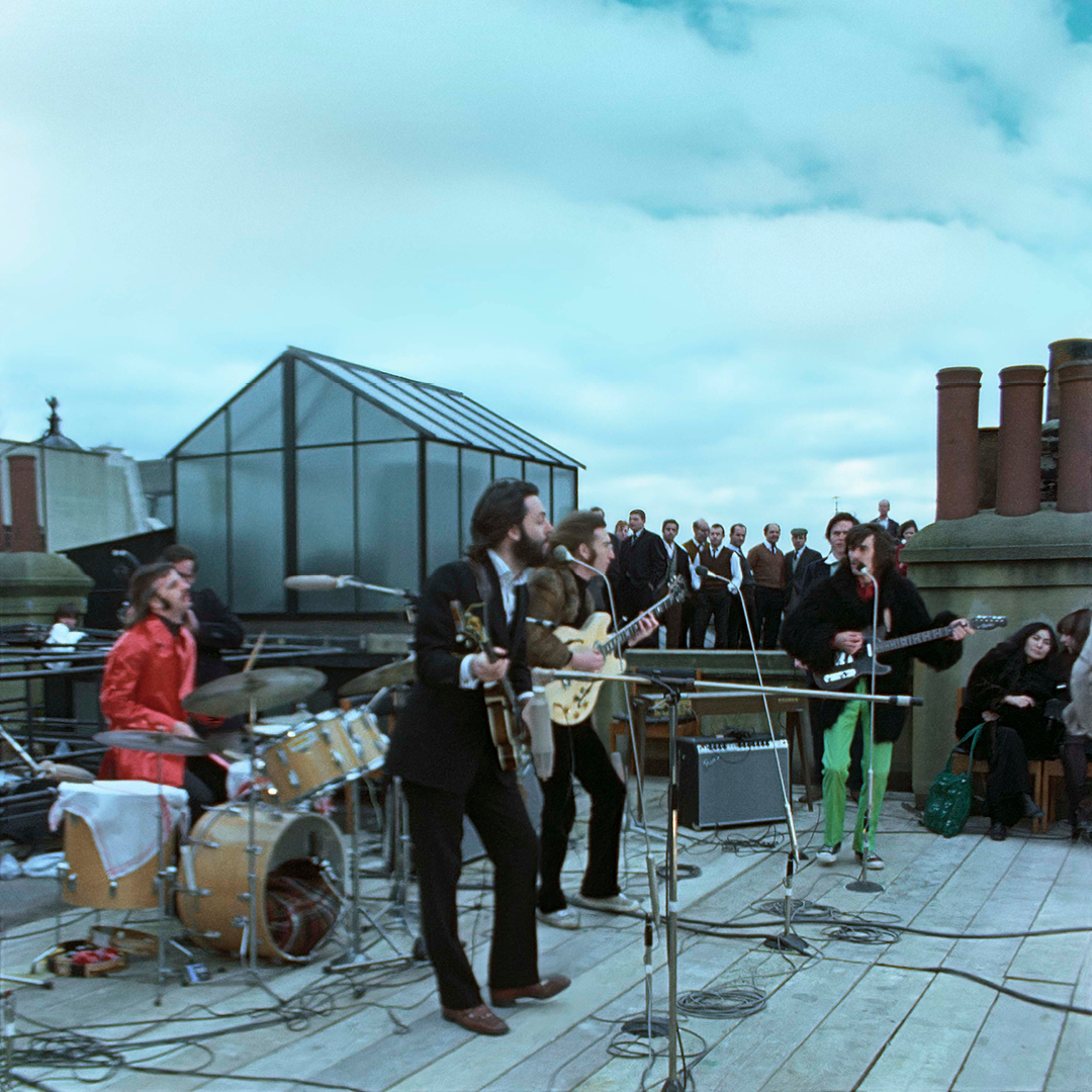 Know why <a href="/ringostarrmusic/">#RingoStarr</a> was wearing this red raincoat at the legendary Apple Corps rooftop concert? Because it was Jan. In London. So he borrowed it from his then wife Maureen Starkey to (try) and stay warm. And now it's up in our <a href="/thebeatles/">The Beatles</a>: Get Back to Let It Be exhibit.