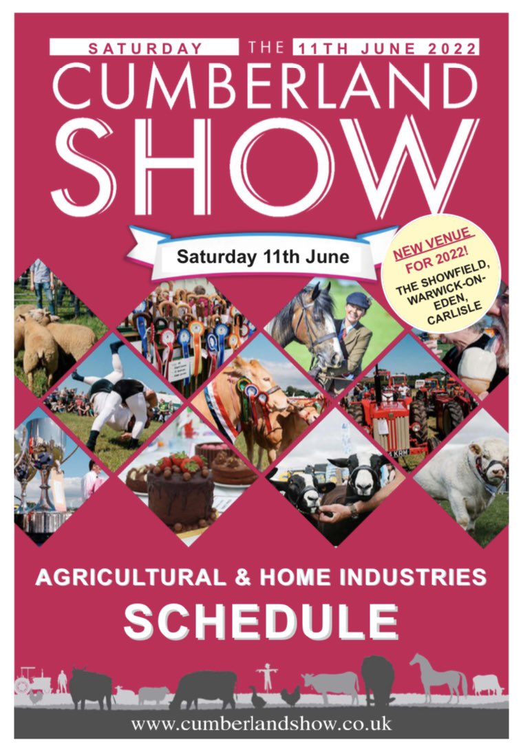 Our 2022 show schedule is NOW LIVE!! 

Get your entries in, we have classes for everyone and everything! 🏆

cumberlandshow.co.uk/sites/default/…
