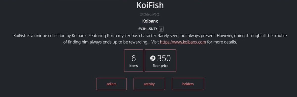 koibanx's tweet photo. The floor price now is 350 $ALGO 👀
Are u going to miss it??

#FollowTheKoiFish #FollowTheKoi @TheBitcoinConf https://t.co/AveYNuhVTj