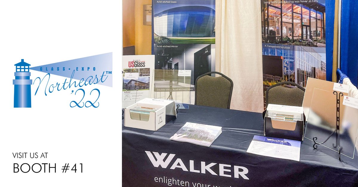 WalkerTextures's tweet photo. Booth 41 is ready for visitors! Come see our samples and reconnect with our team.
#GlassExpos #GENE #walkertextures #aviprotek #networking #glassindustry https://t.co/7niE3QxzT6