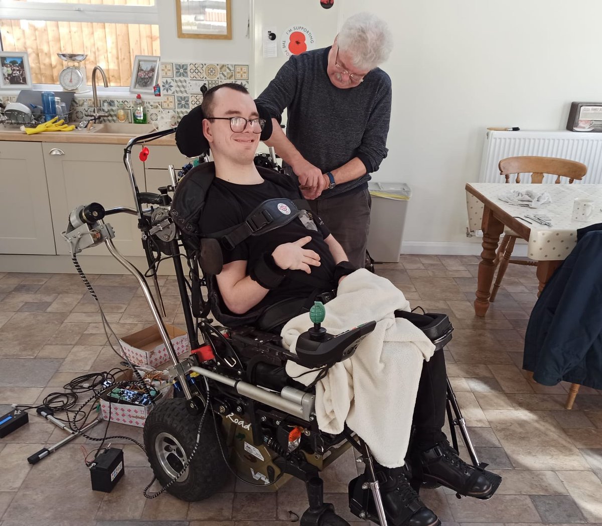 WeAreRSGroup's tweet photo. Find out how @RemapUK have designed and provided a bespoke solution for Kane to provide independent control of his wheelchair and tablet to transform his life.
๐ https://t.co/RXG7lsYNOk
#RemapUK #MakingAmazingHappen https://t.co/qUI3m5GJIv
