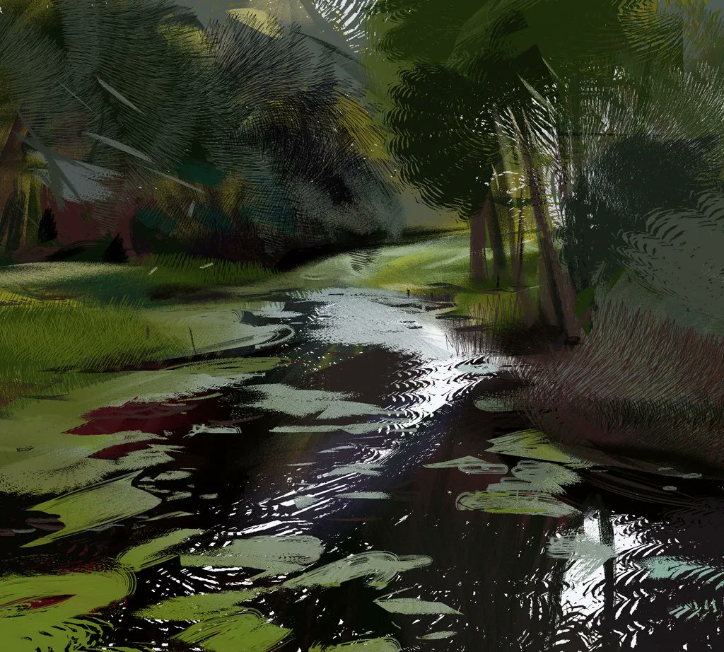 Day 6 of PleinAirpril. Painted from Mapcrunch. I looked at some Levitan Paintings for Reference.

This post is for #PleinAirpril, organized by @warriorpainters. #heavypaint #NoPleinNoGain #warriorpainters