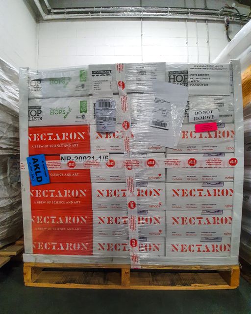 Grapes2GlassYYC's tweet photo. Now in, we have just received a small shipment of Nectaron hops.😍 https://t.co/jODU2MdZrY