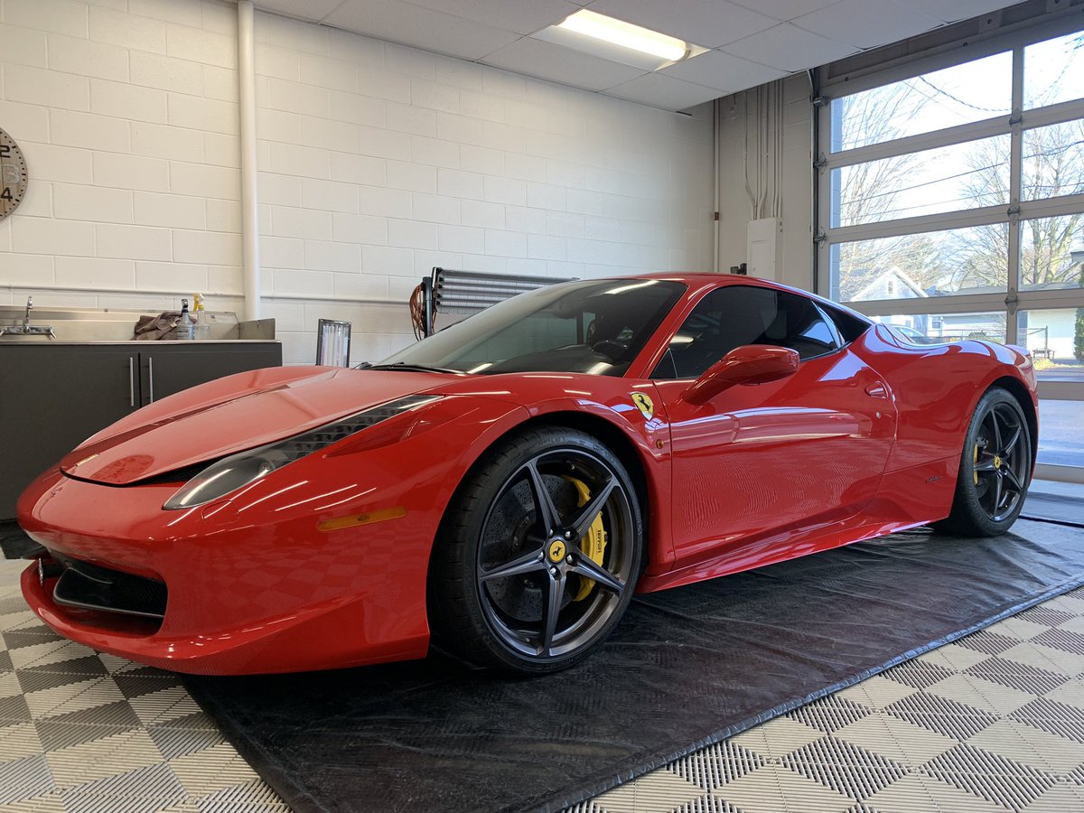 clearautobrami's tweet photo. Just completed with #xpel #paintprotectionfilm @clearautobrami  #ferrari458 ❤️ https://t.co/odCGxNNm56
