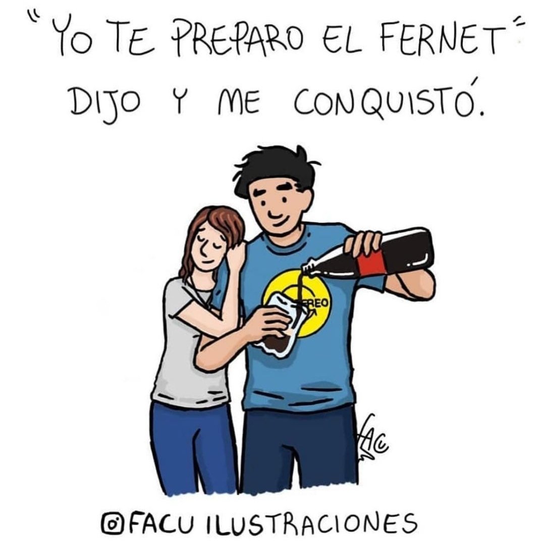 ElPelaRomero's tweet photo. Amor es que me prepares un Fernet y después de unos cuantos, hacerme una escena porno, no de celos... 

Ah re. 

No sé, fijate... 

#LoSimpleGarpa 
#BaataDeAmoresDeMierda https://t.co/DCzHCXEYBv