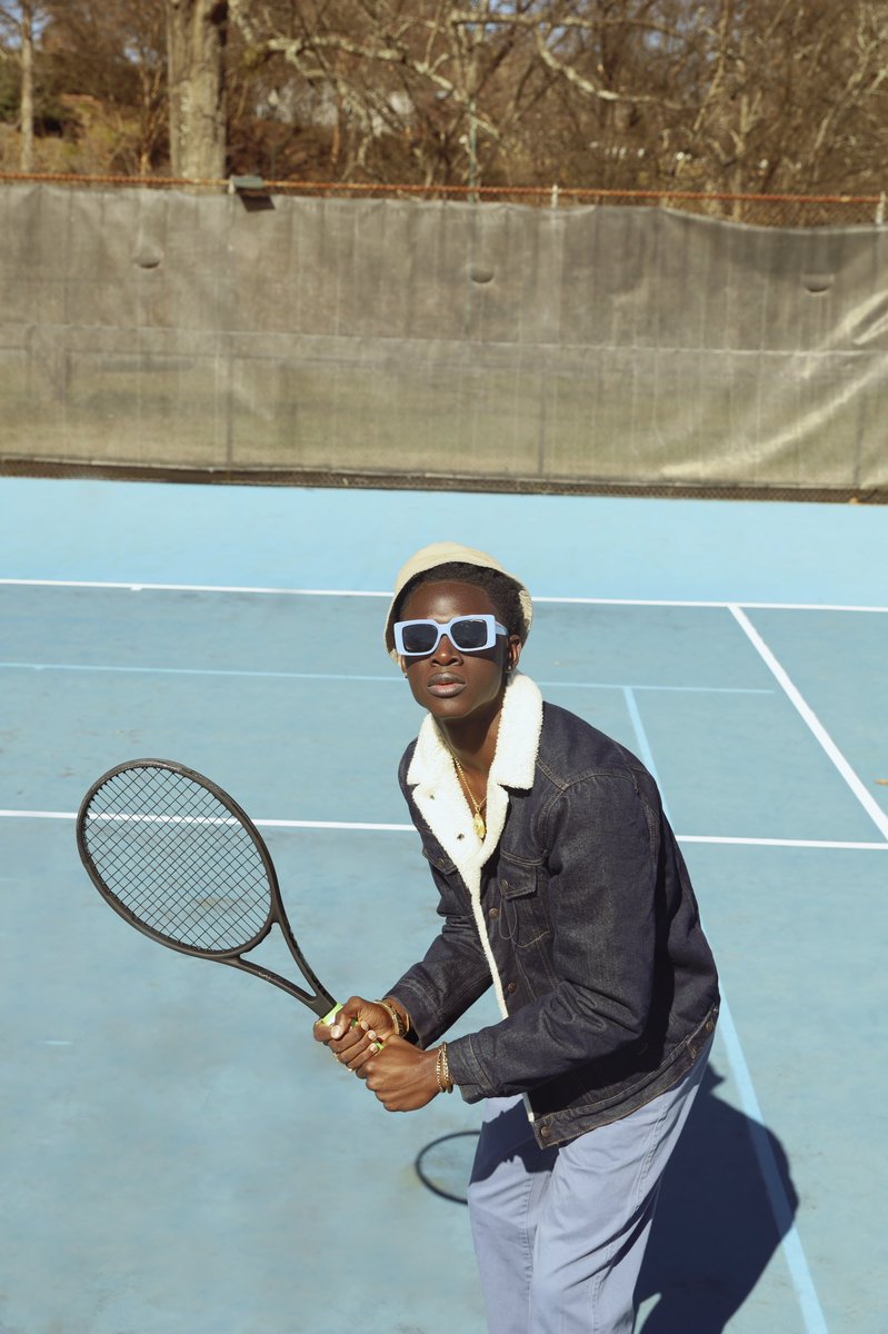 Pete styled in <a href="/Gap/">Gap</a> 🎾🔥