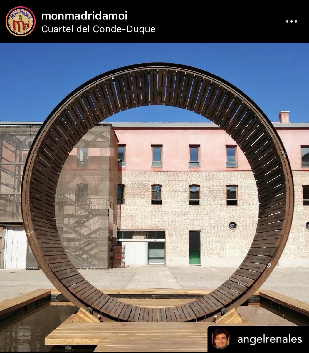 En el Cuartel del Conde Duque nos encontramos con una rueda giratoria. Madrid no deja de sorprender. <a href="/InmiMadrid/">Inmi Madrid</a> <a href="/cano_vicpe/">Victoria Pérez</a> <a href="/negrin25yahoo1/">ETviveenmi.</a> <a href="/J_Sors/">XXVI.➕</a> <a href="/juanlopezbenit1/">JUAN L.B.</a> <a href="/jmmcorral/">jmmcorral</a> <a href="/chenoayyo2006/">Virginia</a> <a href="/ritadediego7/">rita de diego</a>