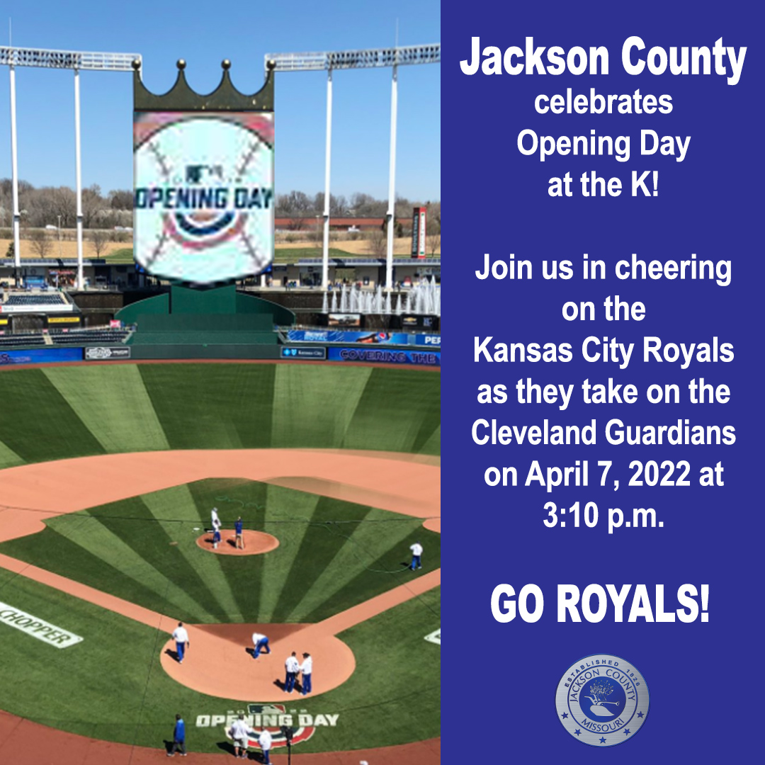 JacksonCountyMO's tweet photo. #BringOutheBlue because it’s Opening Day! Where are all our Kansas City @Royals fans at?
Show us your #RoyalsBlue!⬇️💙 https://t.co/RptxZIgaDu