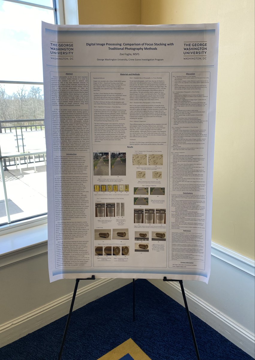 GWU Forensic Sciences tweet media
