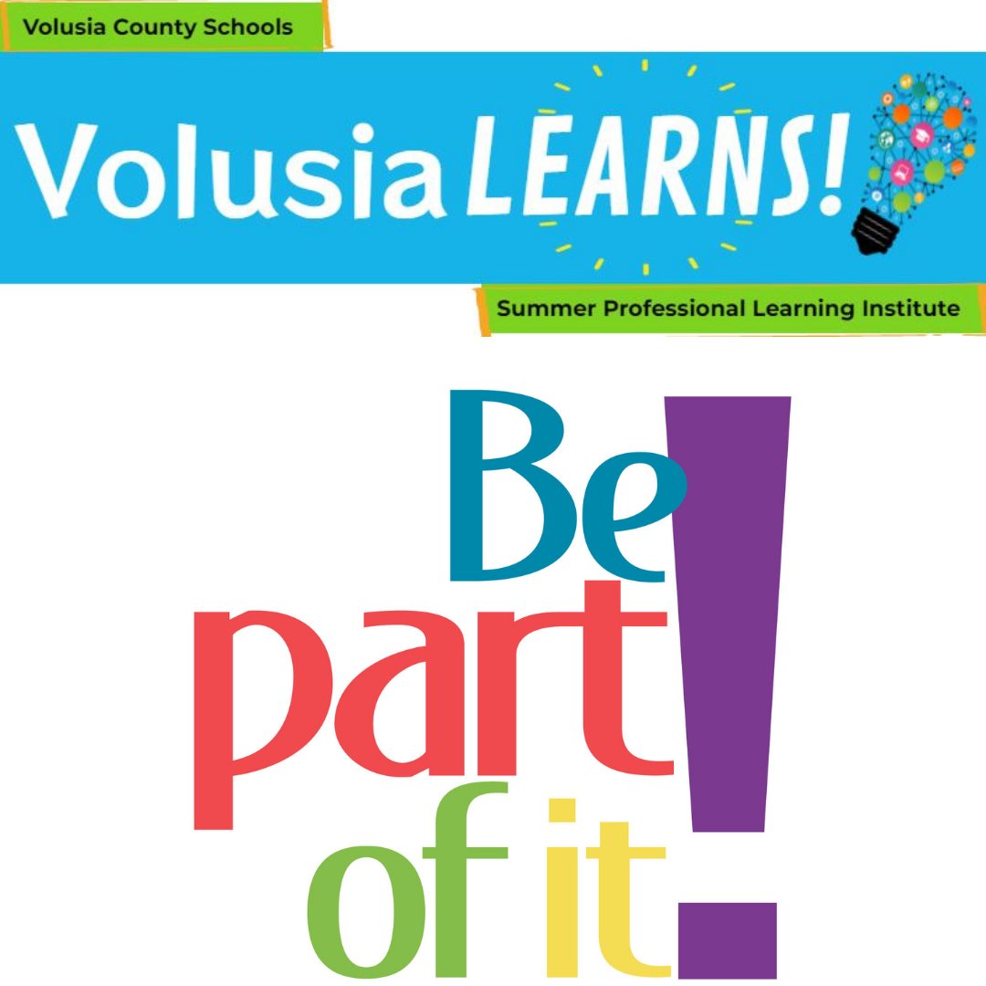 mrroa's tweet image. Have you heard? REGISTRATION is OPEN for Volusia LEARNS! 2022. @volusiaschools is offering almost 300 sessions from across all levels and content areas.   #BeAPartOfIt! #VCSLEARNS
