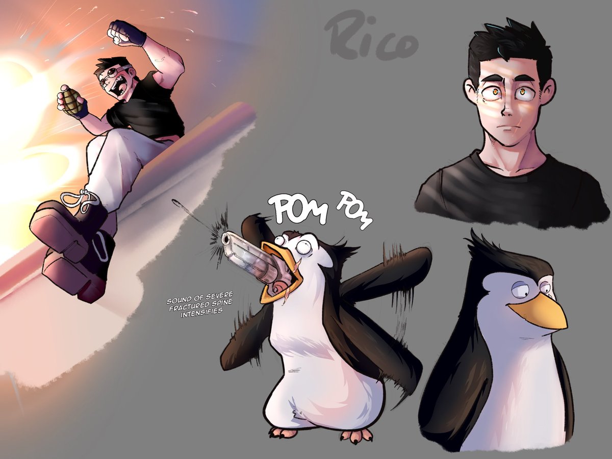 Penguins Of Madagascar Rico Human