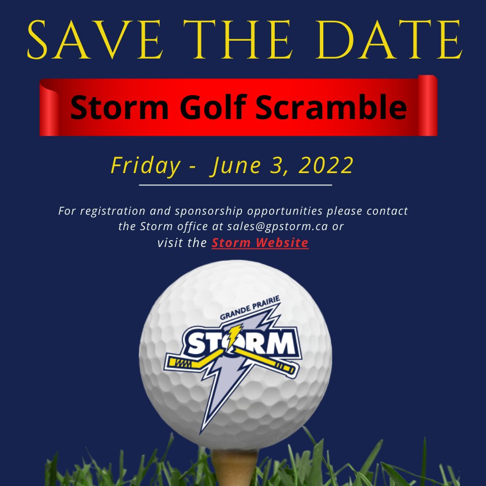 GPStorm's tweet photo. Mark your calendar, the Storm Golf Scramble is coming Friday June 3rd. For more information on sponsorship ideas or registration please visit the Storm website: 
https://t.co/vHshMksQrI https://t.co/KxhYcFEkPJ