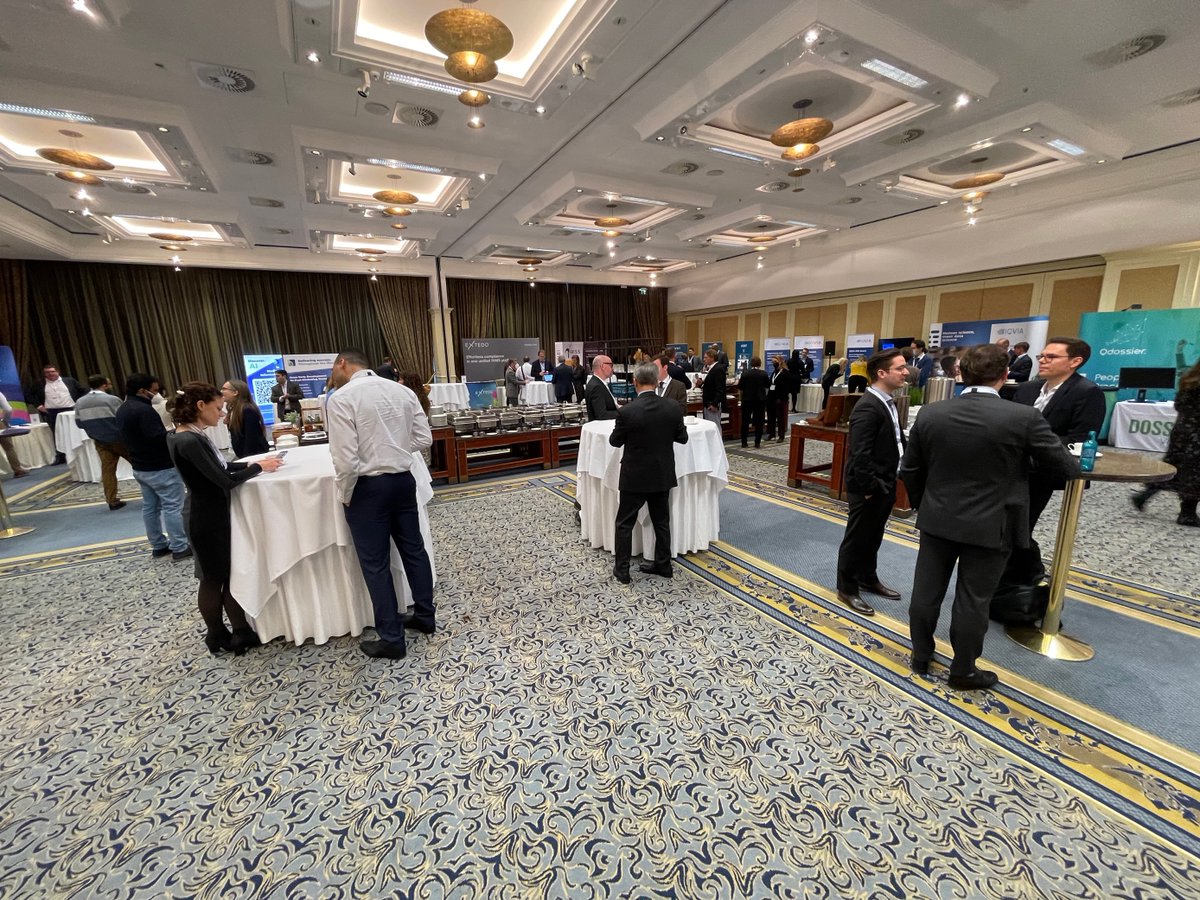 SchlafenderHase's tweet photo. We can't believe we are at a live event! After over 2 years, Mike Baird and Frank G. Heßler are attending Global Pharmaceutical Regulatory Affairs Summit (GPRAS) this week in Berlin. @PharmaRegsIC
#GPRAS #regulatoryaffairs #pharmaceutical #event https://t.co/SRUgR7E6lO