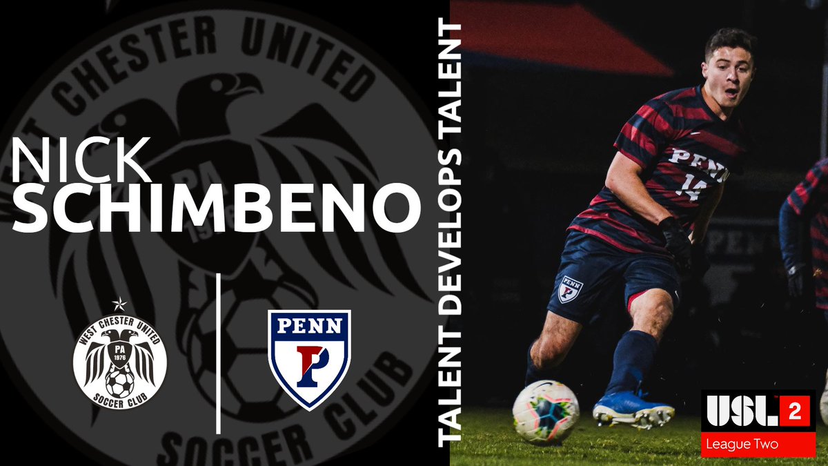 WCPredators's tweet photo. Please welcome Nick Schimbeno to West Chester United SC! Nick is finishing up his senior year at University of Pennsylvania where he featured in 16 matches!
*Pending League Approval
#USL2 #TalentDevelopsTalent #SuccessBreedsSuccess https://t.co/pVxlZXhsm0