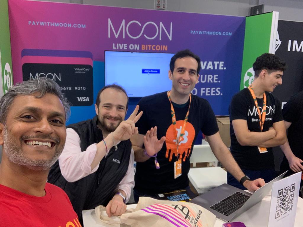 1RocketFuel's tweet photo. Our Head of Global Partnerships and inhouse marketing savant, @KurtKumar , in networking mode at @TheBitcoinConf organised by @BitcoinMagazine.
It was great to connect with teams from @accointing , @voltage_cloud , #Curve & #MoonTechnologies .
$RKFL #Rocketfuelpay #btcmiami2022 https://t.co/gjhnMchaS0