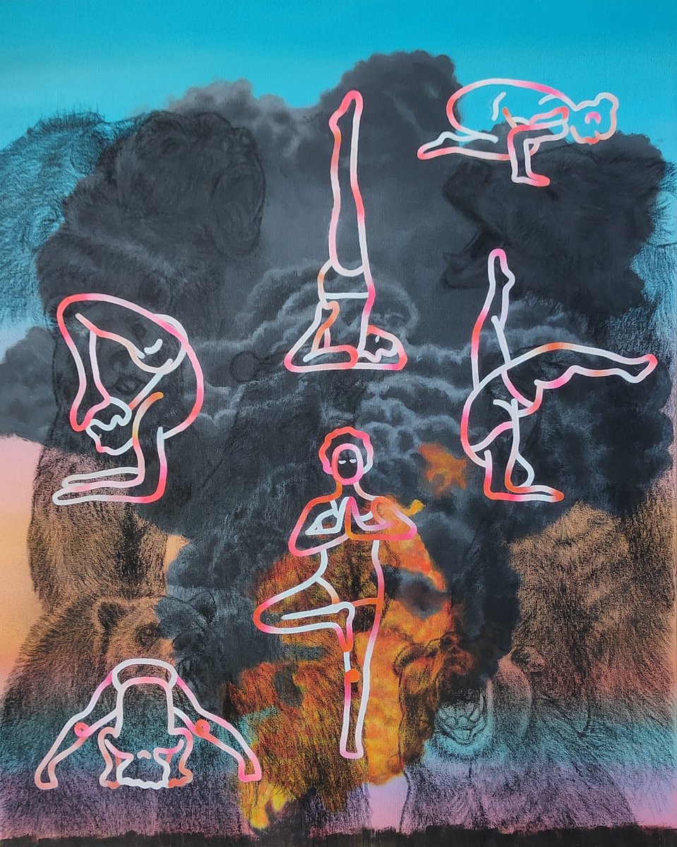 bringbexback's tweet image. Inhale exhale
Acrylic on canvas
100x80cm
2022
Will be at
#artjakarta #ajgxhutankotabyplataran
7-14 April 2022