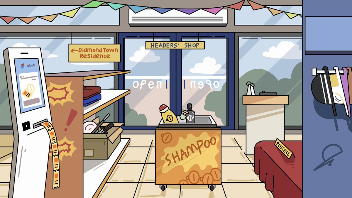 HairToken's tweet photo. Construction Complete ✅

DTH Headers’ Shop is now back in business in Diamond Town 🏬 

To the #DTHHeadersShop: https://t.co/ibsjpsHdrj

#DiamondTownHeads #SolanaNFTs https://t.co/M19RBLLSXQ